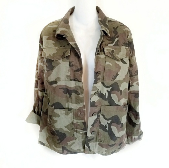 Sanctuary Jackets & Blazers - Final! Sanctuary army green camo jacket
